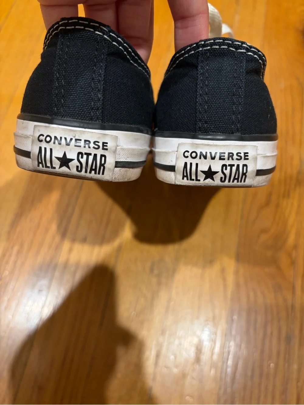 Converse Kids Black and White Low Top Sneakers